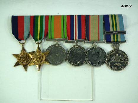 WW2 medals for mounting in 432.1