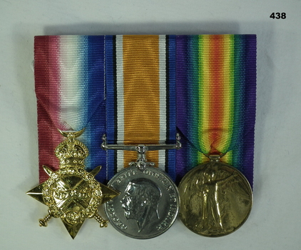 Court mounted medal set AIF WW1
