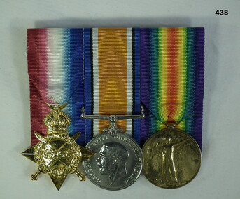 Court mounted medal set AIF WW1