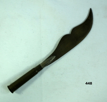 Trench art cheese and butter knife