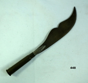 Trench art cheese and butter knife