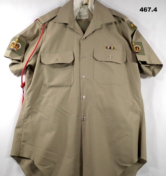 Uniform Polyesters khaki summer dress