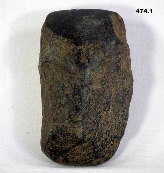 Stone axe head from New Guinea WW2