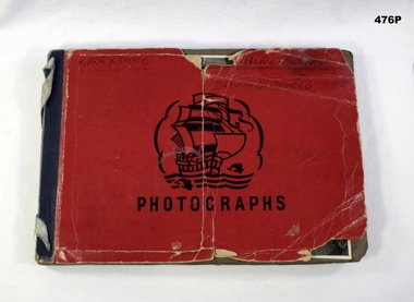 Album with photos of the bombing of Darwin