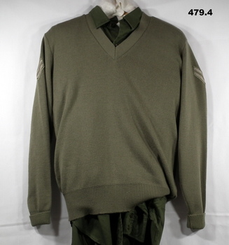 Set of “Greens” and khaki jumper