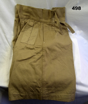 Bombay Bloomer khaki shorts WW2 