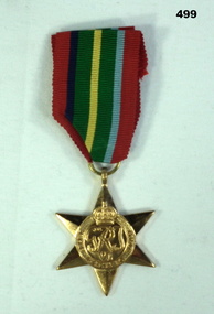 Paciific star medal AIF WW2