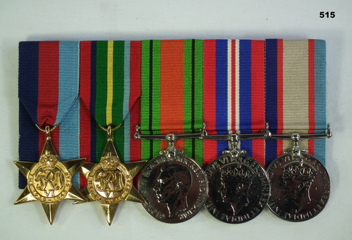 Court mounted medal set AIF WW2