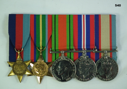 Court mounted medal set AIF WW2