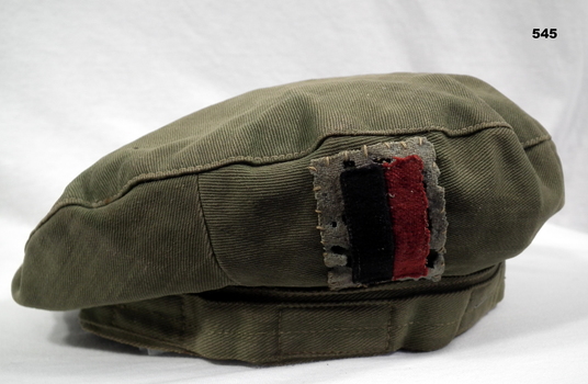 Beret with colour patch re WW2