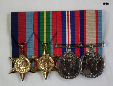 Court mounted medal set AIF WW2