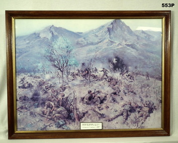 Framed print of the Battle of Kapyong 1953