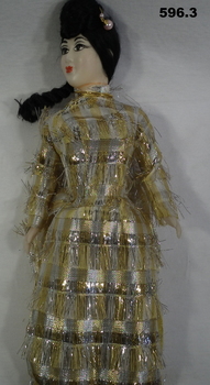 South Vietnamese doll in traditional dress