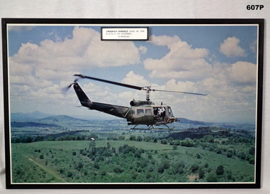 Photo of a Iroquois helicopter gunship