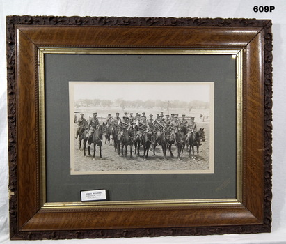 Light Horse photo showing a group on horse back