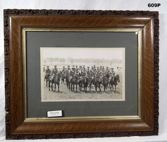 Light Horse photo showing a group on horse back