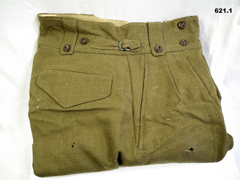 Uniform khaki Army Australian WW2