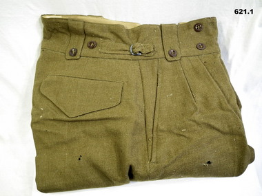 Uniform khaki Army Australian WW2