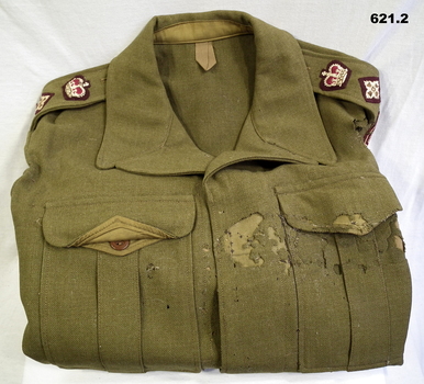 Uniform army with RAAMC badges