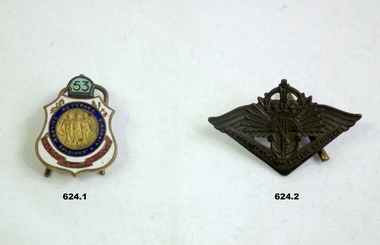 Returned from active service & RSL membership badges