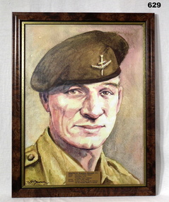 Stylised drawing of Ray Simpson VC