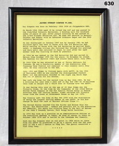 Brief military career of Ray Simpson VC DCM