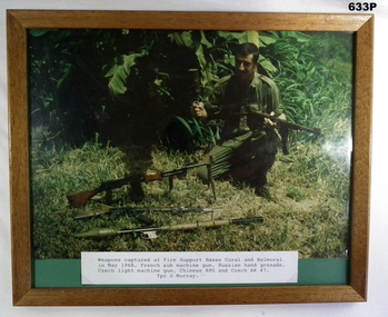 Photo showing weapons display vietnam