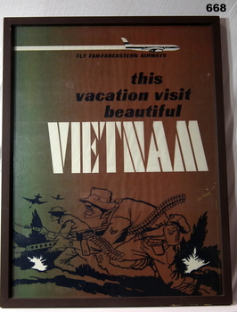 Poster relating to travel to Vietnam