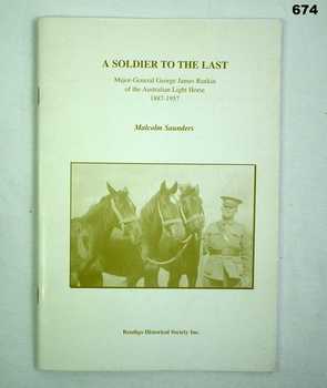 biography of Major general George James Rankin