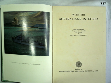 Book referencing Australians in Korea 