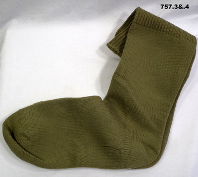 Socks issued as part of a soldiers kit