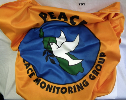 Peace monitoring group  flag  Bougainville 