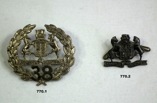 Badge - BADGES 38TH BN, 1920's