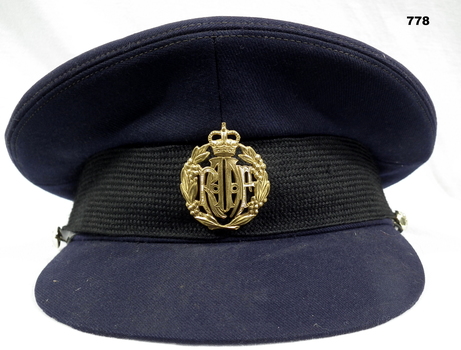 Peak blue cap with RAAF badge