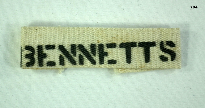 Name badge woven material re RAAF