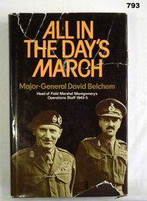 Book by Major General David Belcham