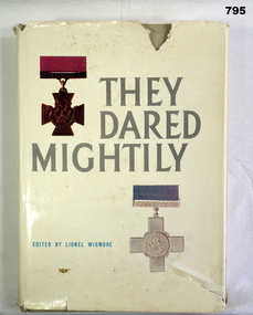 Book, Lionel Wigmore, They Dared Mightily, 1963