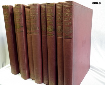 Book - SET OF BOOKS, Sir John Hammerton, The Second Great War - 9 Volumes, 1946