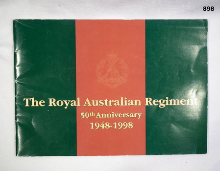 50th Anniversary book about the Royal Australian Regiment
