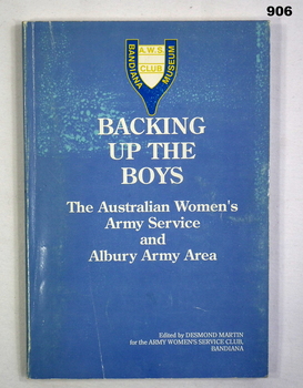 Book about the Australian Women's Army Service
