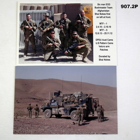 Two photos taken in Afghanistan