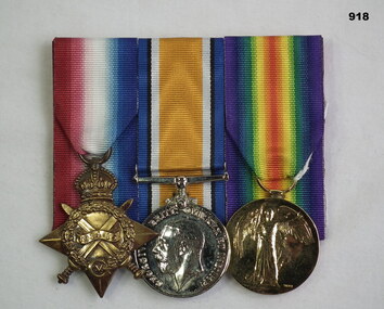Court mounted medal set AIF WW1