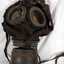 WW1 gas mask and container