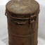 metal container for gas mask WW1