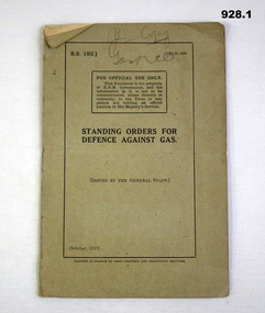 Pamphlet - PAMPHLETS WITH BAG, 1 Oct 1917 .2 Oct 1917 .3 March 1918
