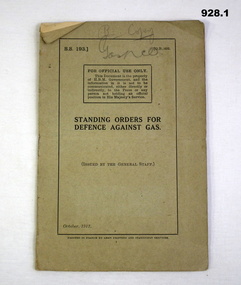 Pamphlet - PAMPHLETS WITH BAG, 1 Oct 1917 .2 Oct 1917 .3 March 1918