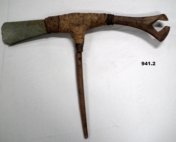 Native axe from the New Guinea area.