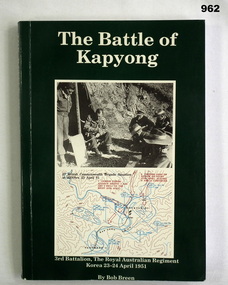 Book by Bob Breen about the Battle of Kapyong