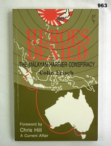 Book by Colin Frisch about the Malayan Harrier Conspiracy
