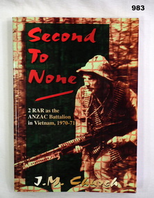 Book about 2RAR in Vietnam